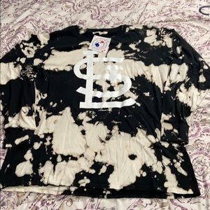 Express brand St. Louis Cardinals tie-dye T-shirt